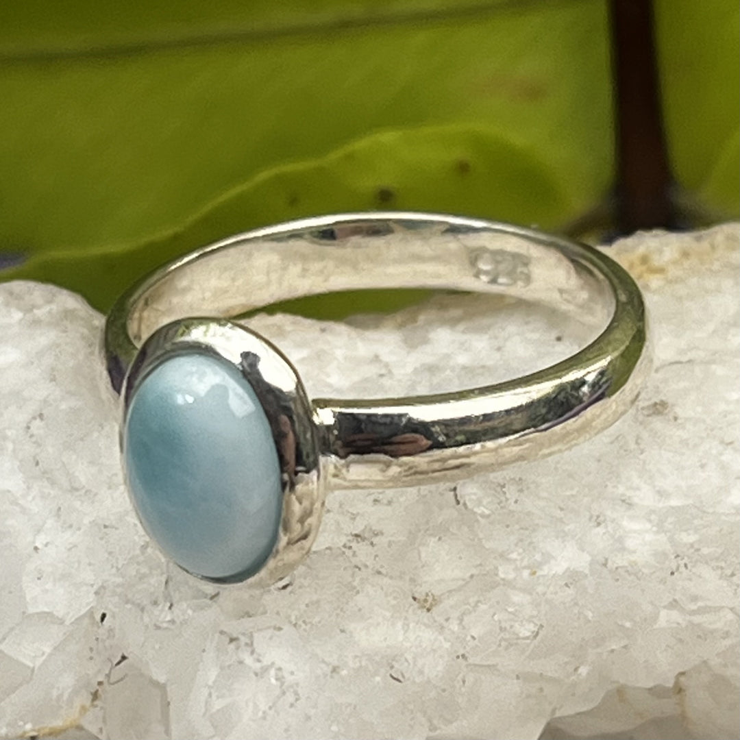 Ring Larimar Oval 0.80 cm