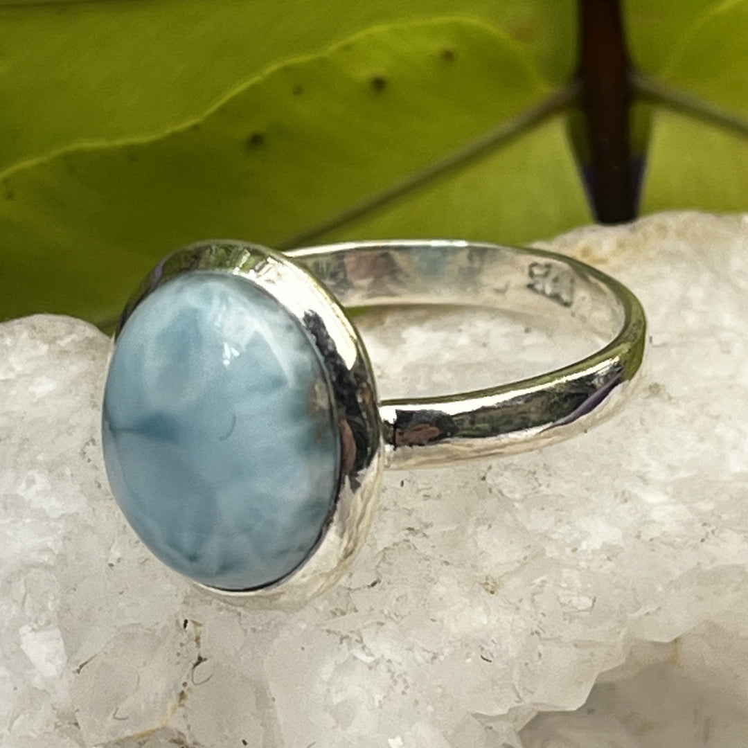 Ring Larimar Oval 11 mm