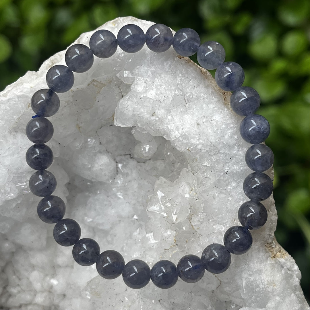 Bracelet Iolite 6 mm Beads