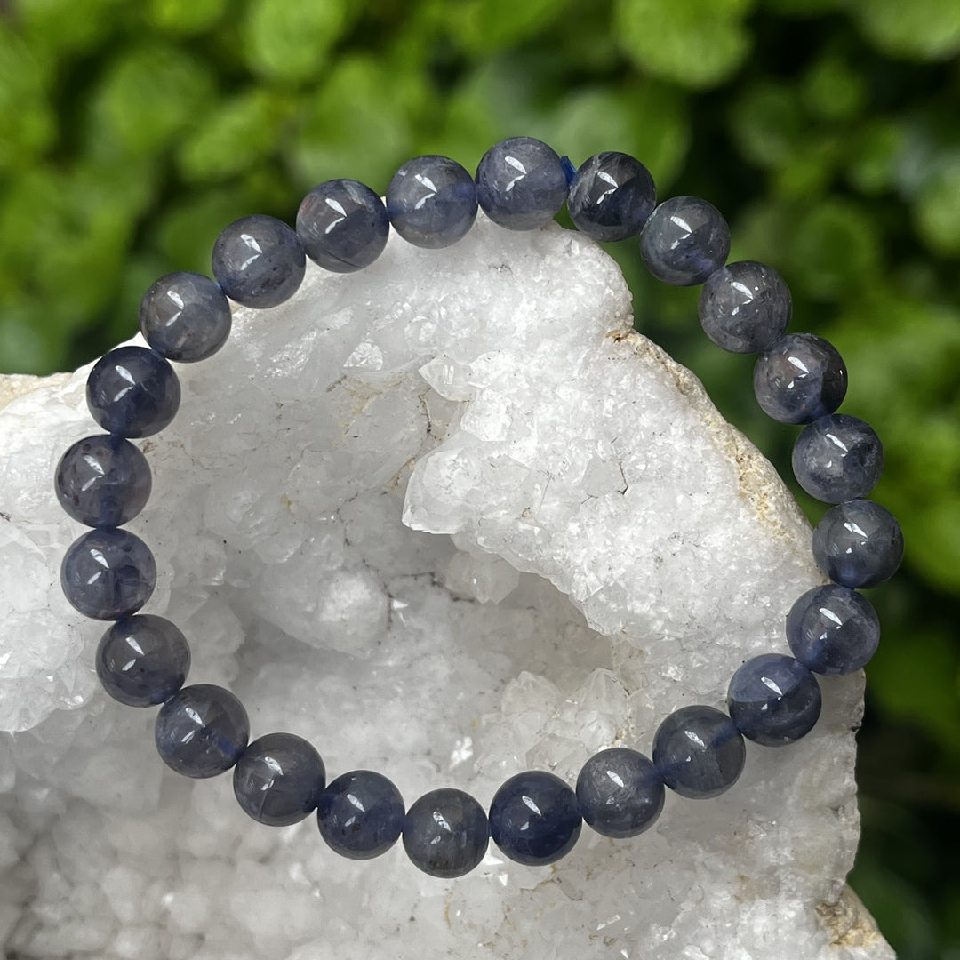 Bracelet Iolite 7 mm Beads