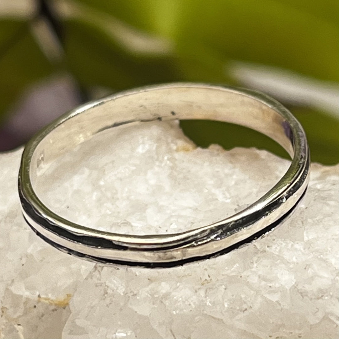 Ring with Bands Silver