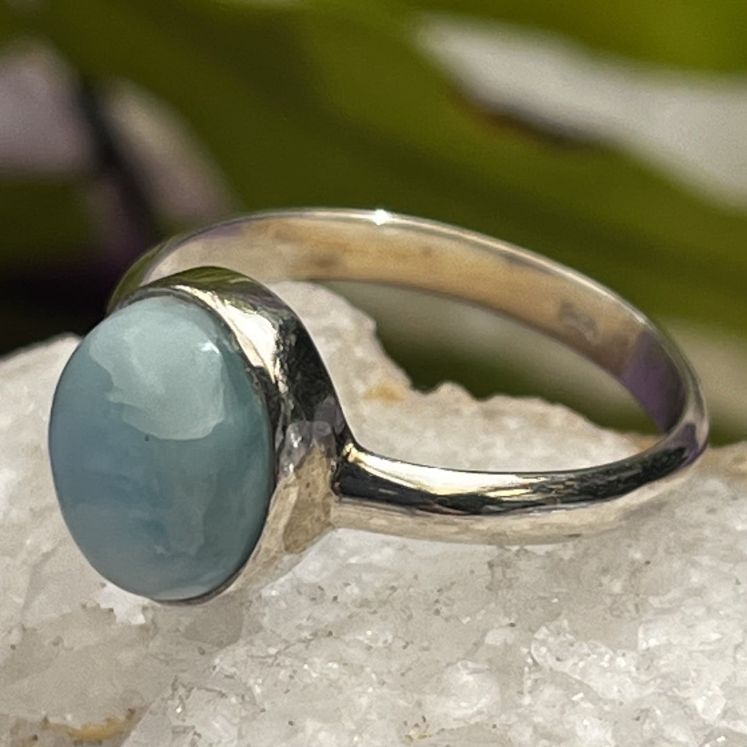 Ring Larimar Oval 0.90 cm