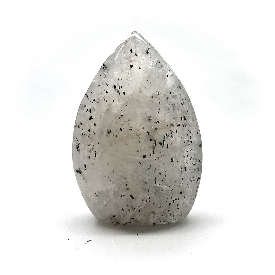 Flame Tourmaline in Quartz