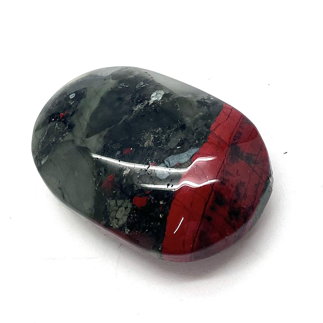 Palm Stone African Bloodstone 5.5 cm