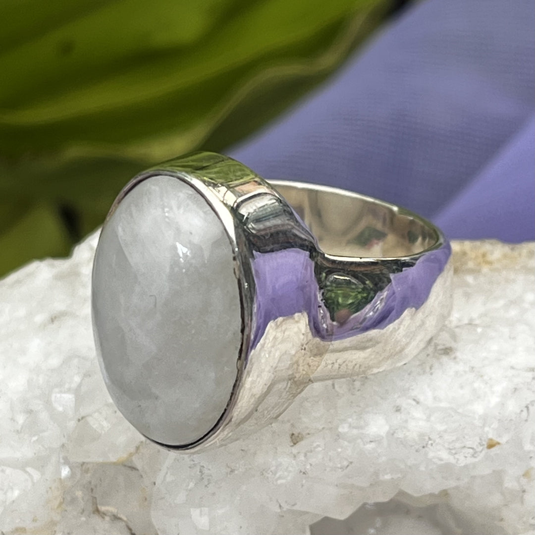 Ring Rainbow Moonstone 1.70 cm