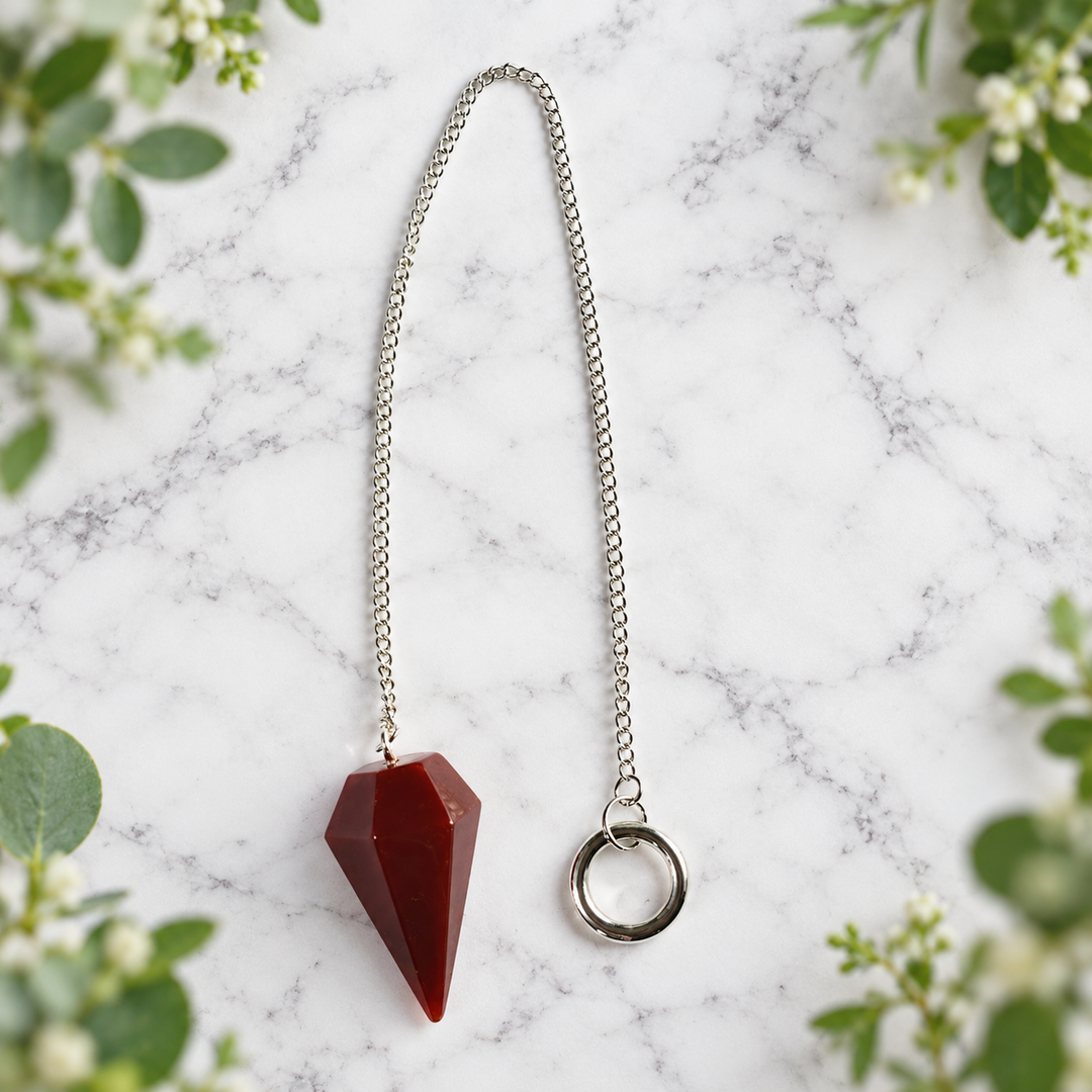 Pendulum Carnelian 6 Sided
