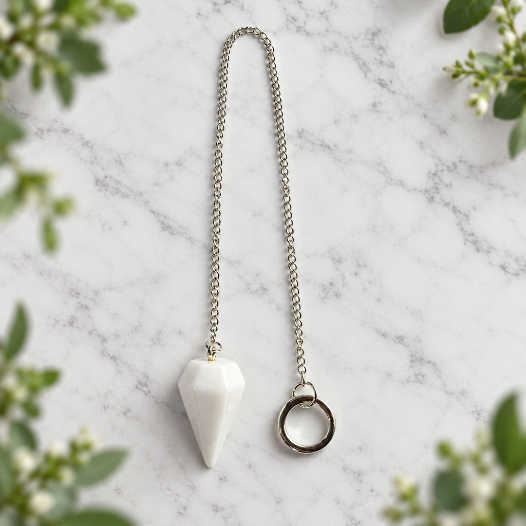 Pendulum White Jade