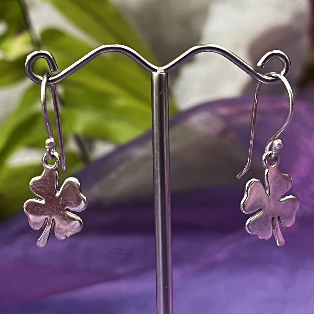 Earrings Leaf Silver 2.7 cm
