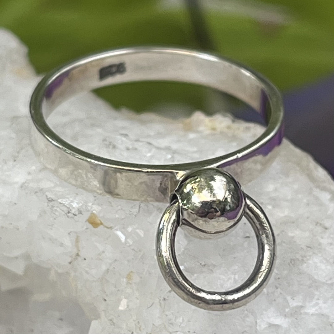 Ring Silver Circle Sterling Silver