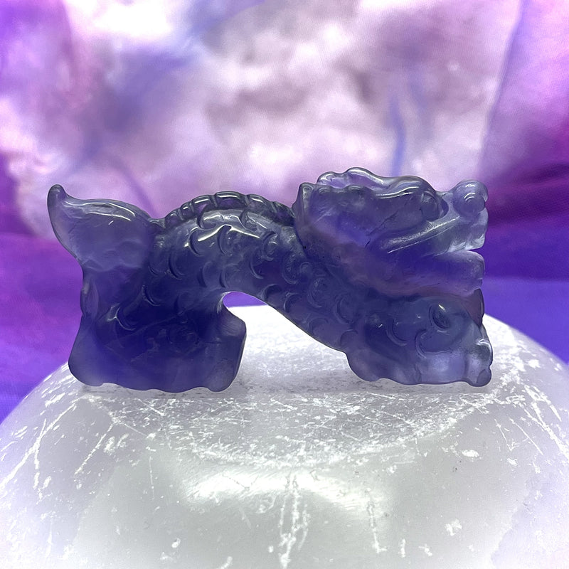 Fluorite Purple Dragon Small 5.7 cm