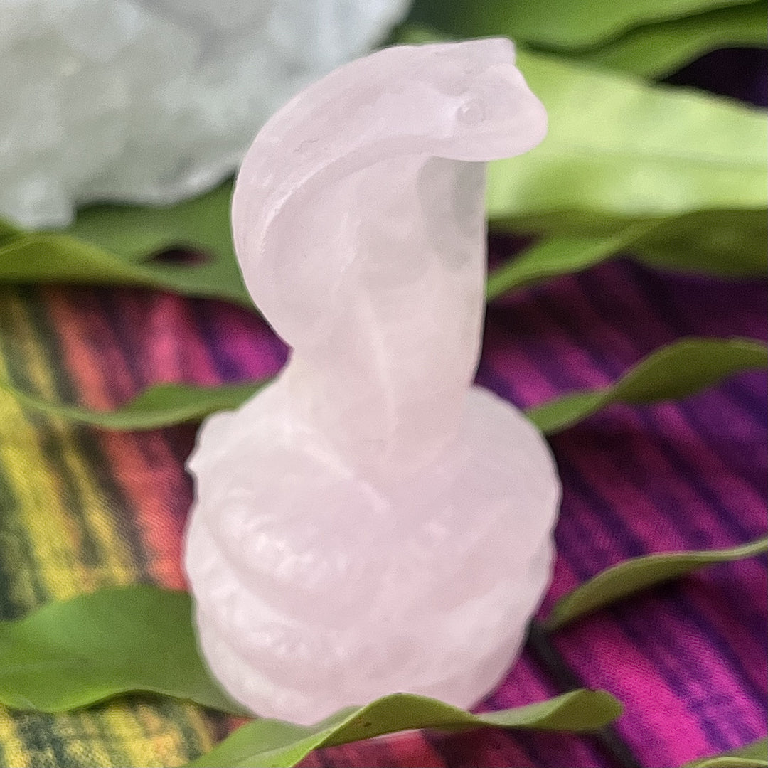 Snake Rose Quartz 5.9 cm