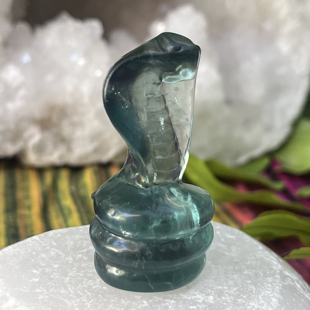 Snake Green Fluorite 5.1 cm