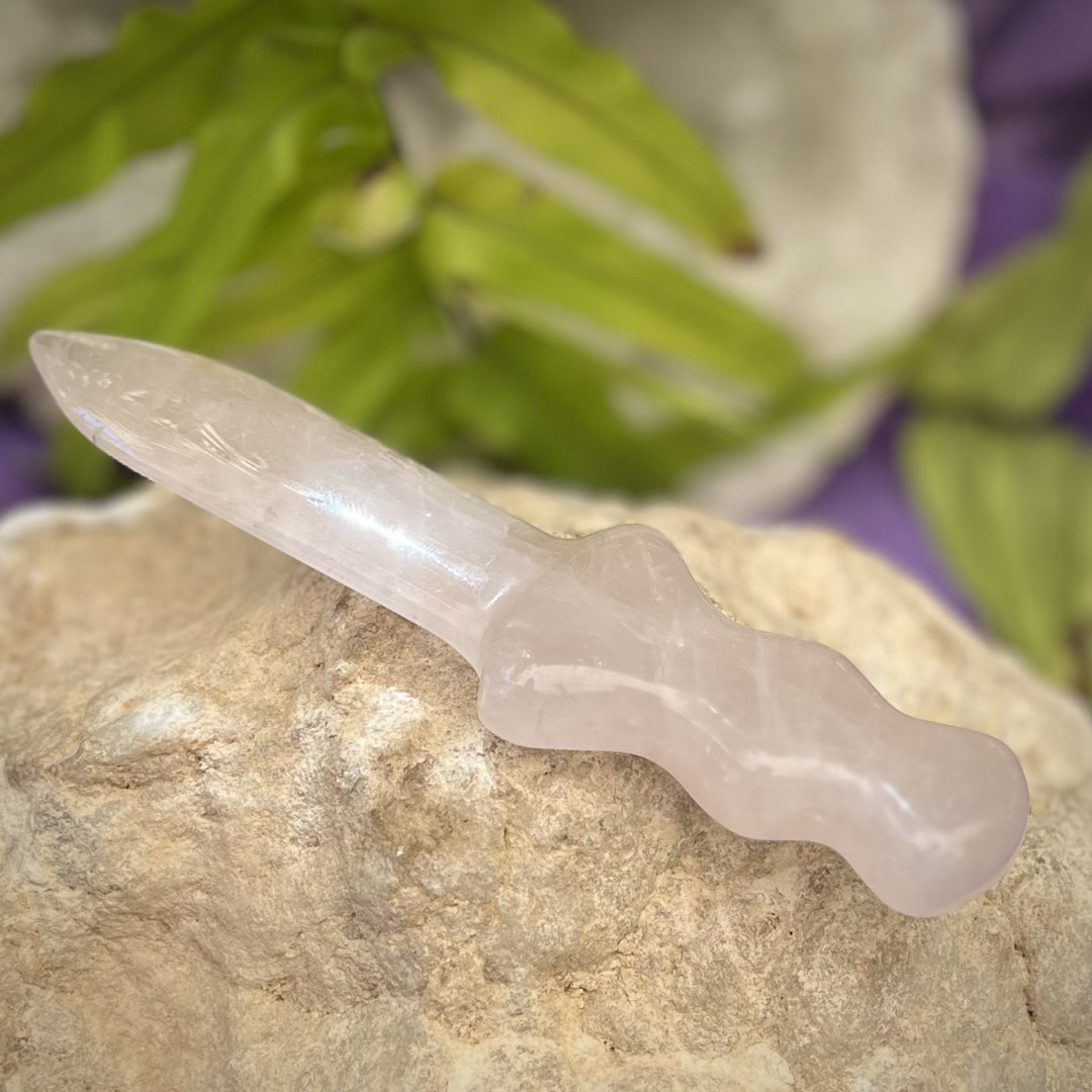 Athame Rose Quartz 12.1 cm