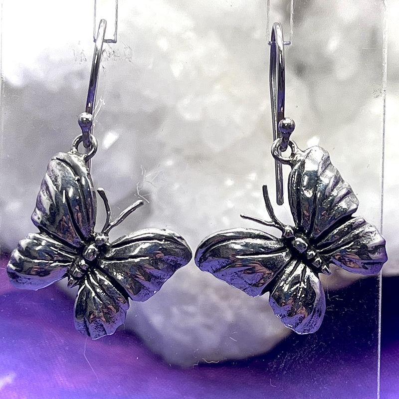 Earrings Butterflies 2.8 cm