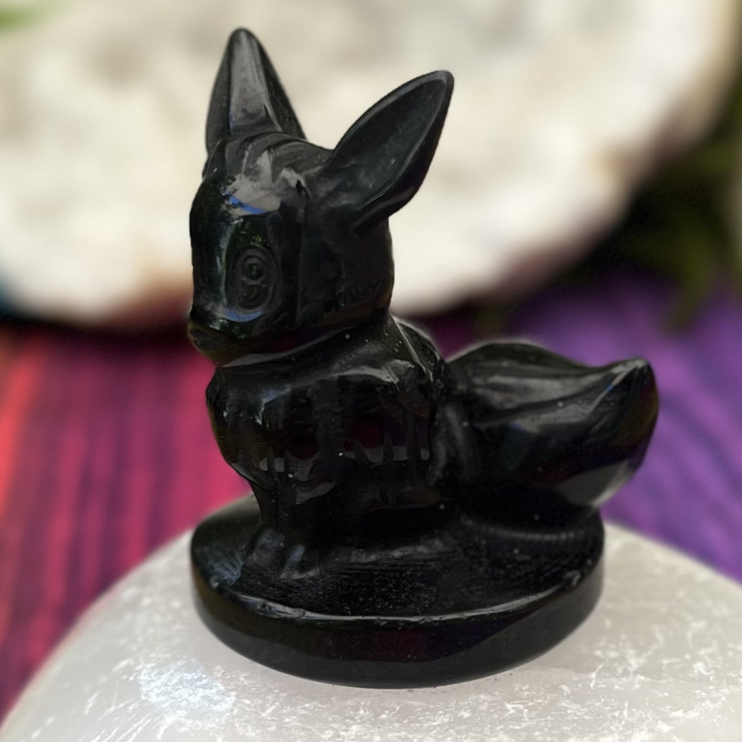 Eevee Pokemon Black Obsidian 5.5 cm