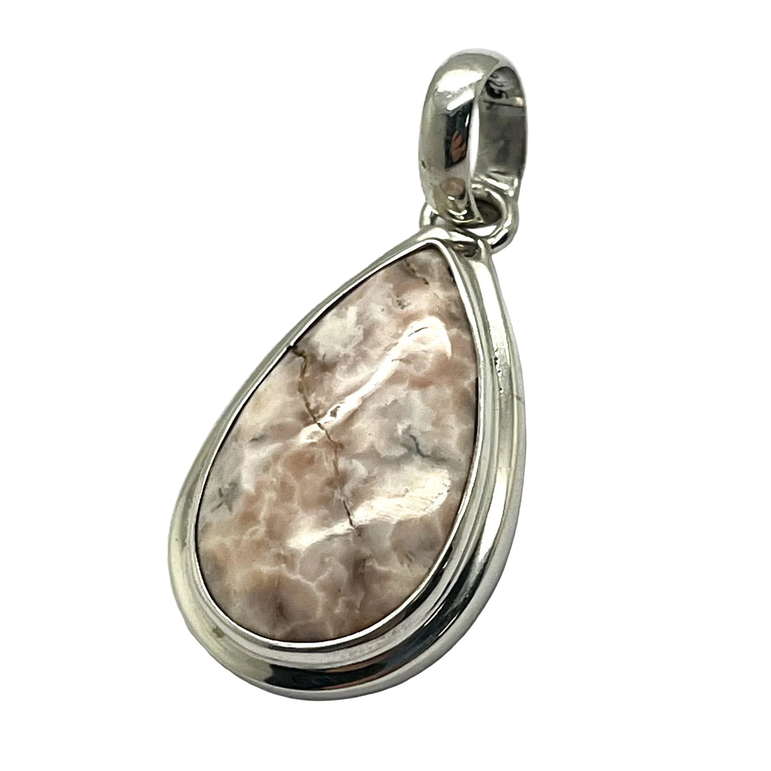 Pendant Pink Larimar Natural Matrix 3.6 cm