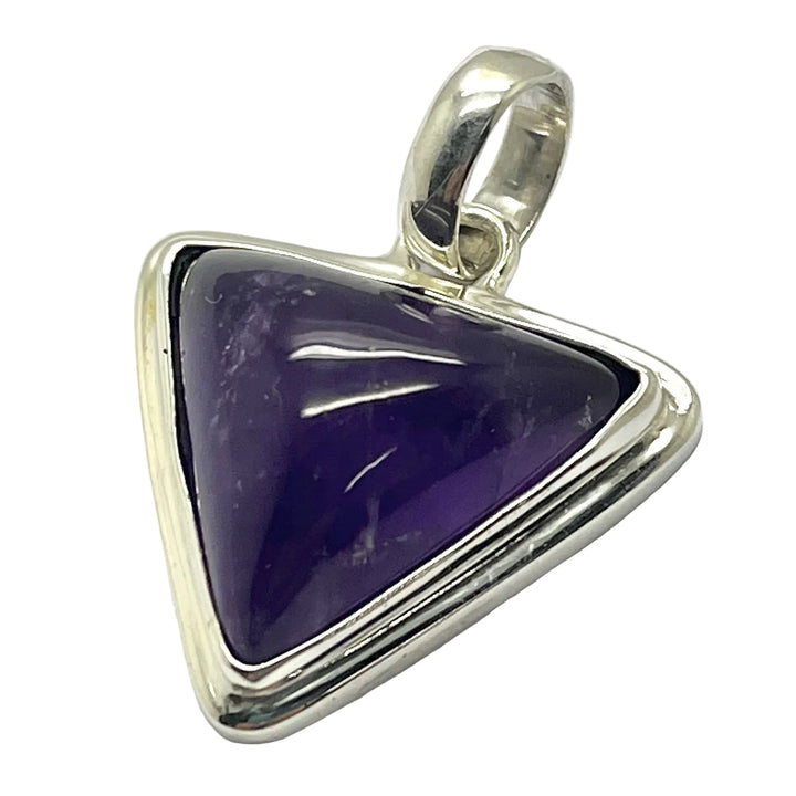 Pendant Amethyst Triangle 2.9 cm
