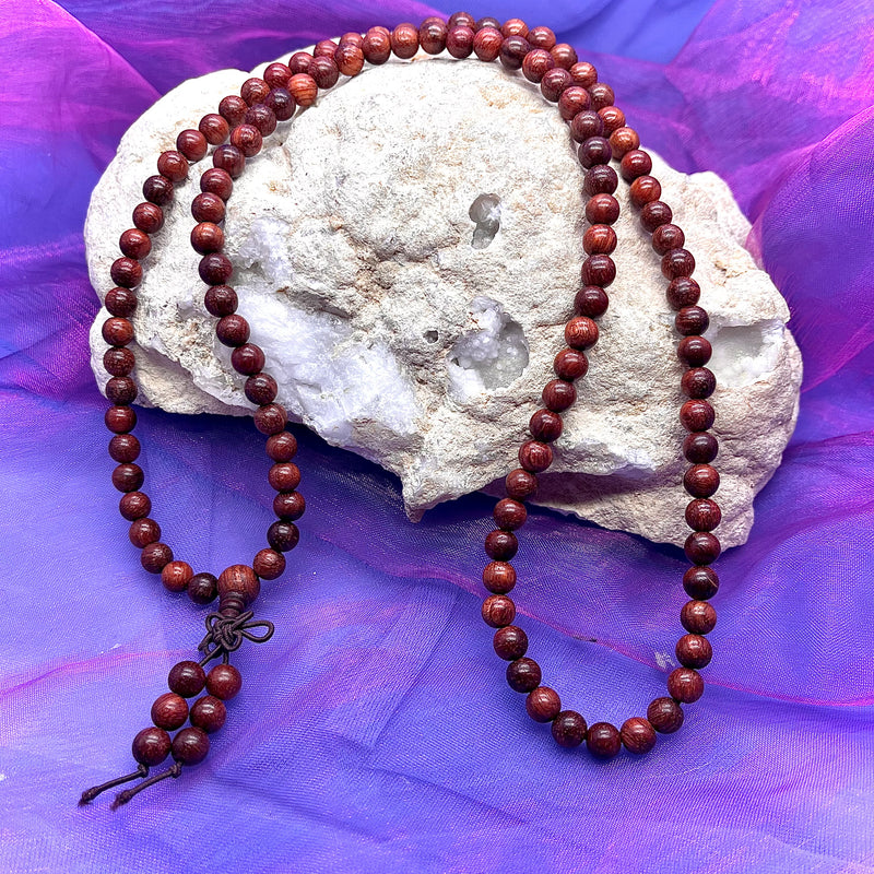 Mala Beads Rosewood with Tassel 6mm
