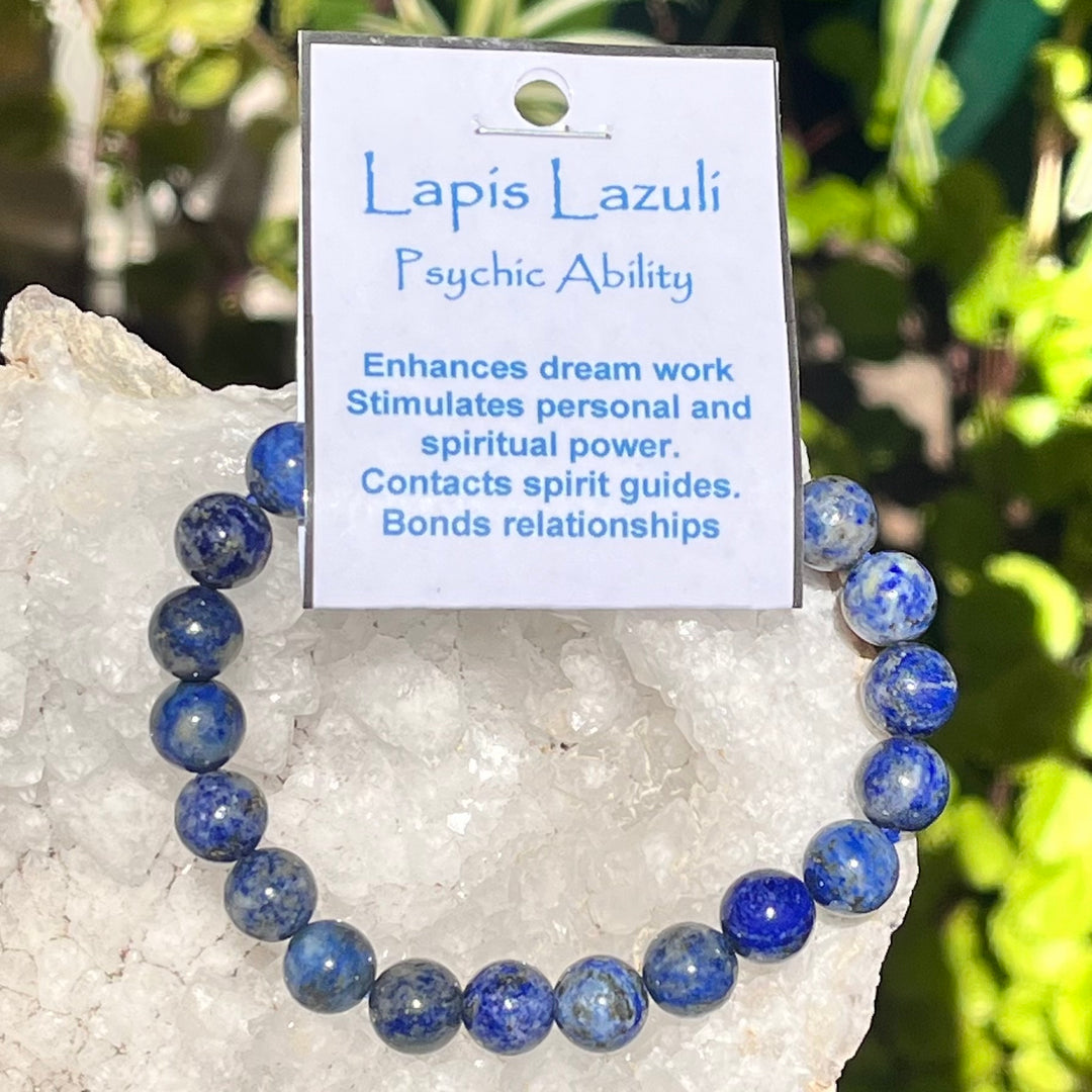Bracelet Lapis Lazuli 8mm Beads
