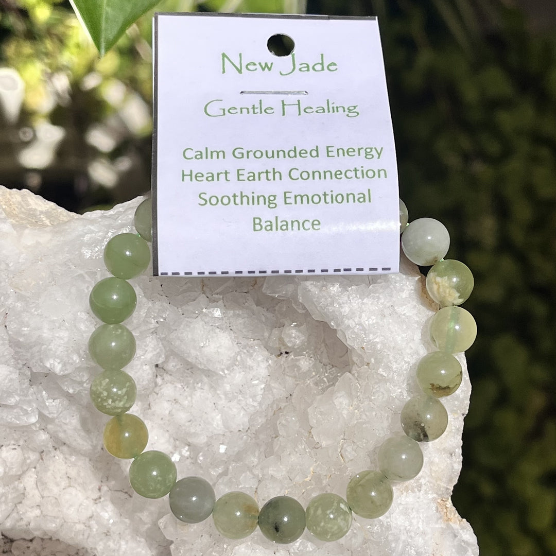 Bracelet New Jade 8 mm Beads