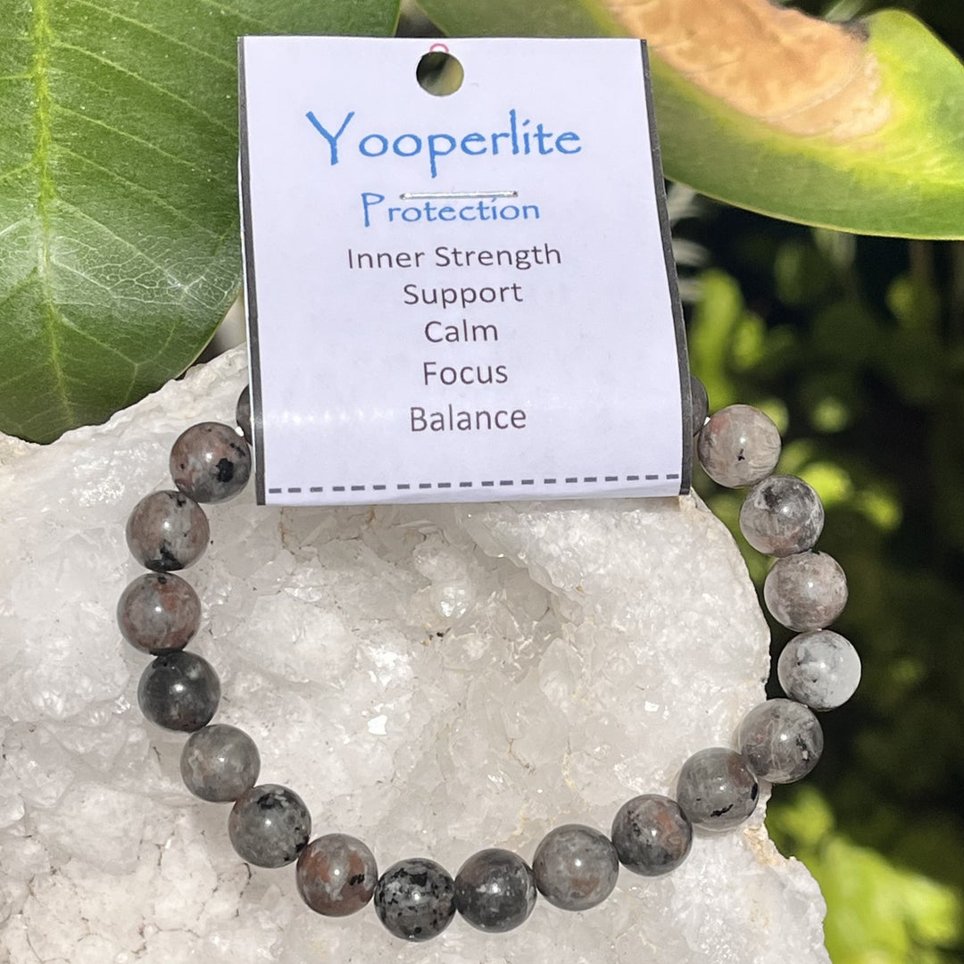 Bracelet Yooperlite 8 mm Beads