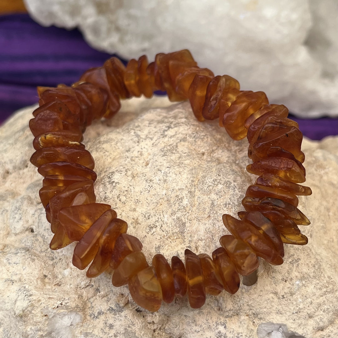 Bracelet Amber Raw Chip