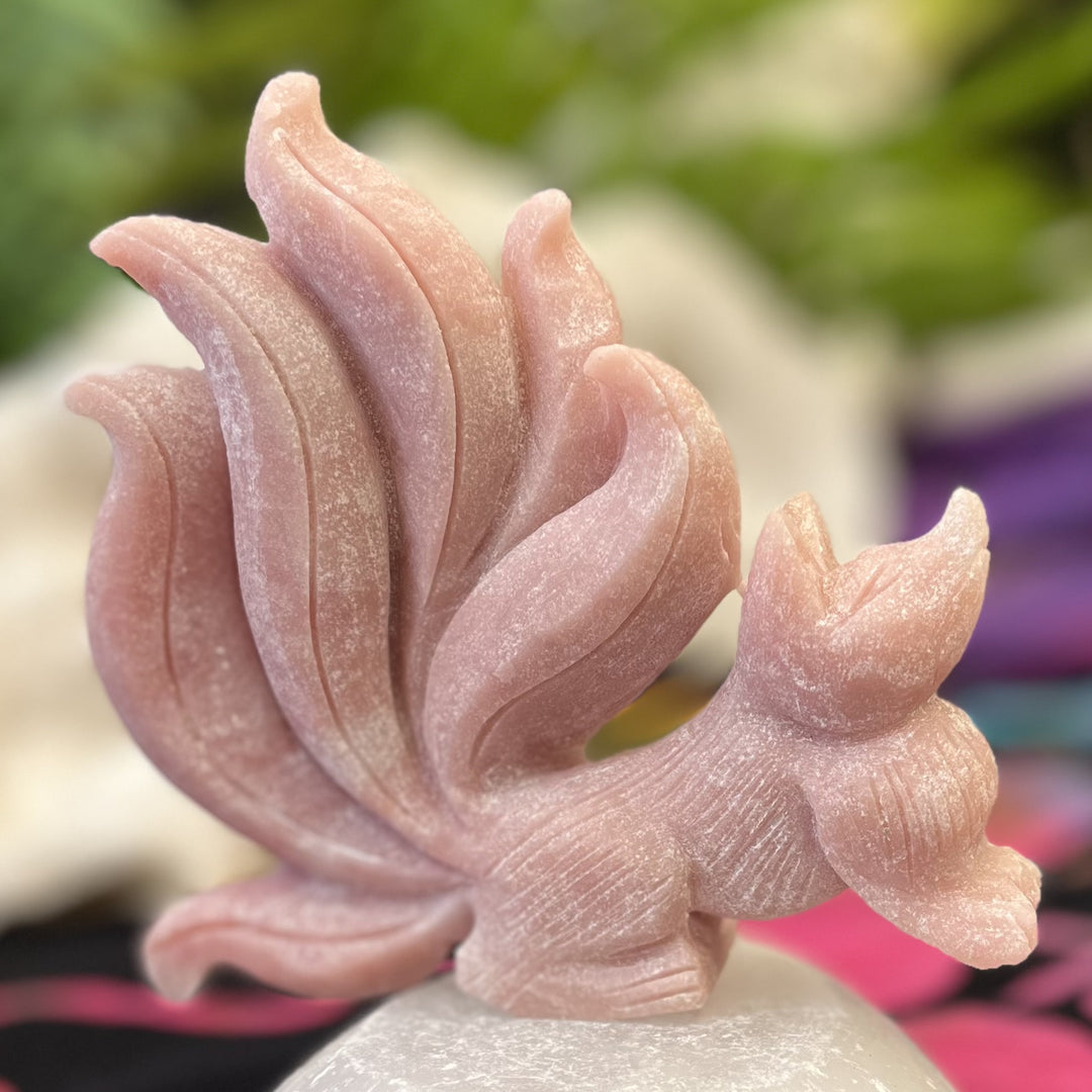 Nine Tail Fox Pink Opal 11.2 cm