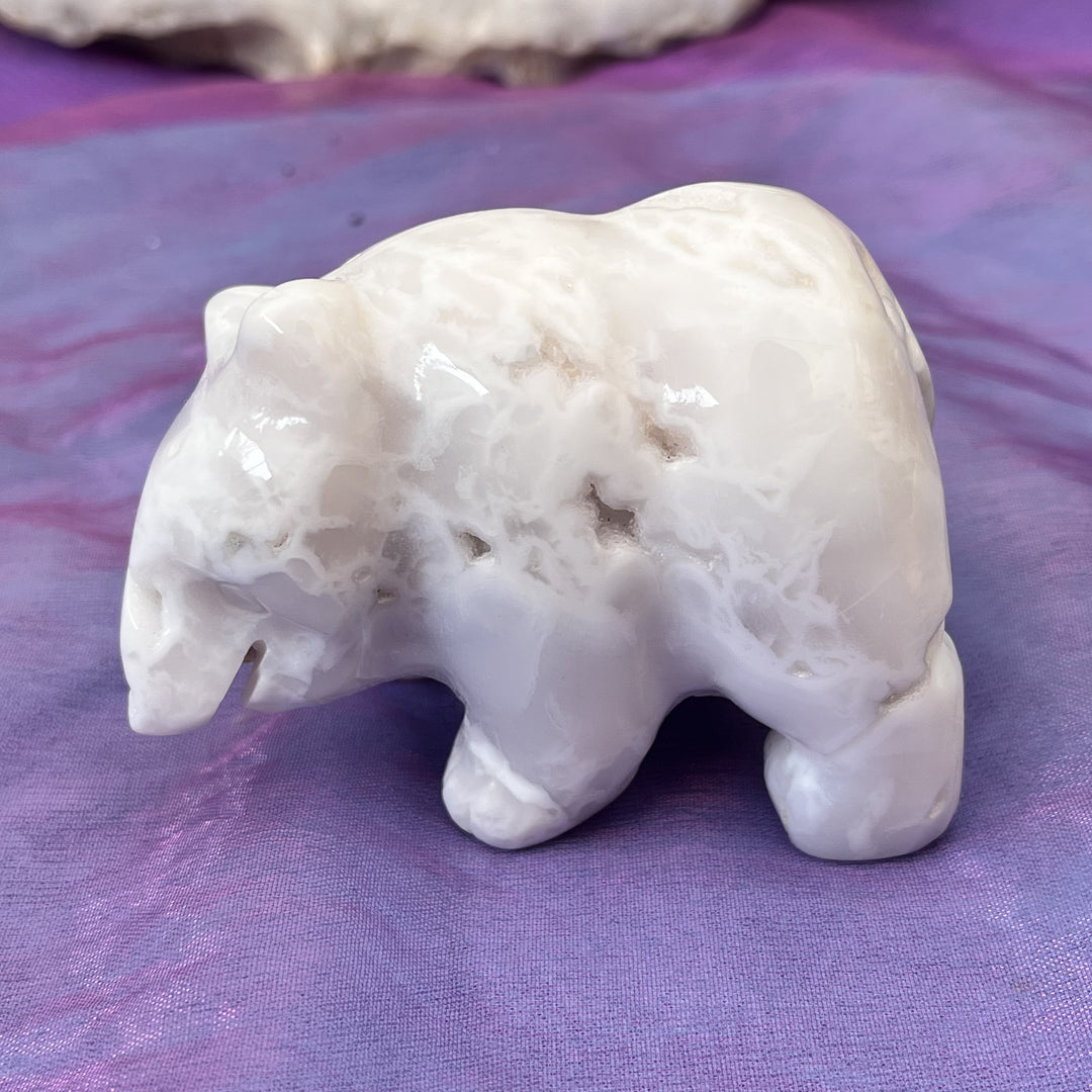 Polar Bear Crystal Carving 7.8 cm