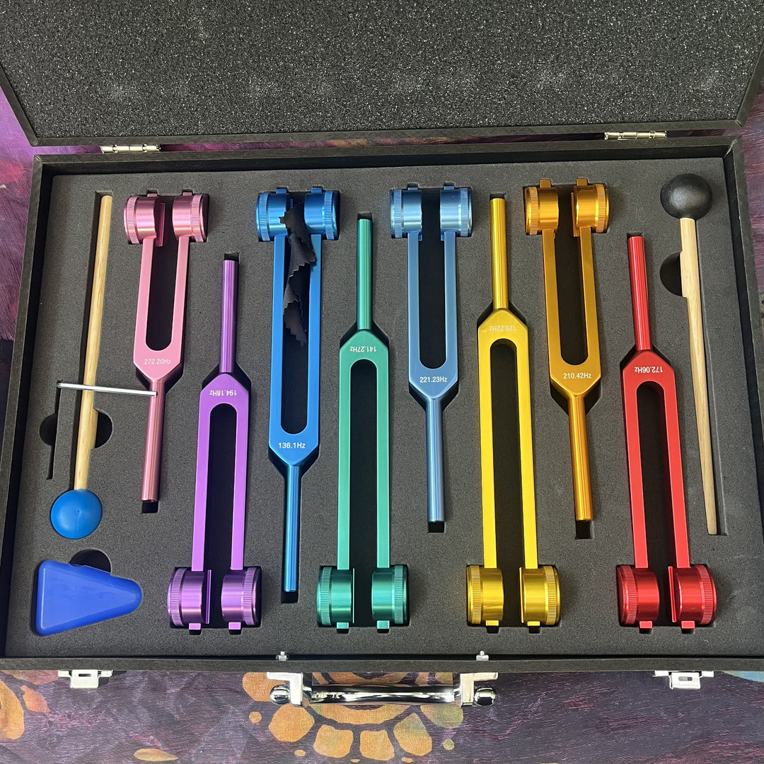 Tuning Fork Chakra Set Boxed | Carpe Diem with Remi