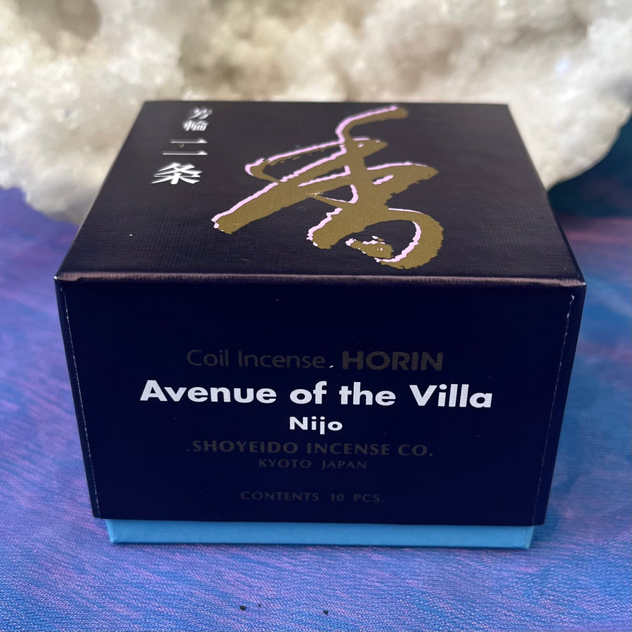 Japanese Incense Coil Nijo - Avenue of the Villa | Carpe Diem With Remi