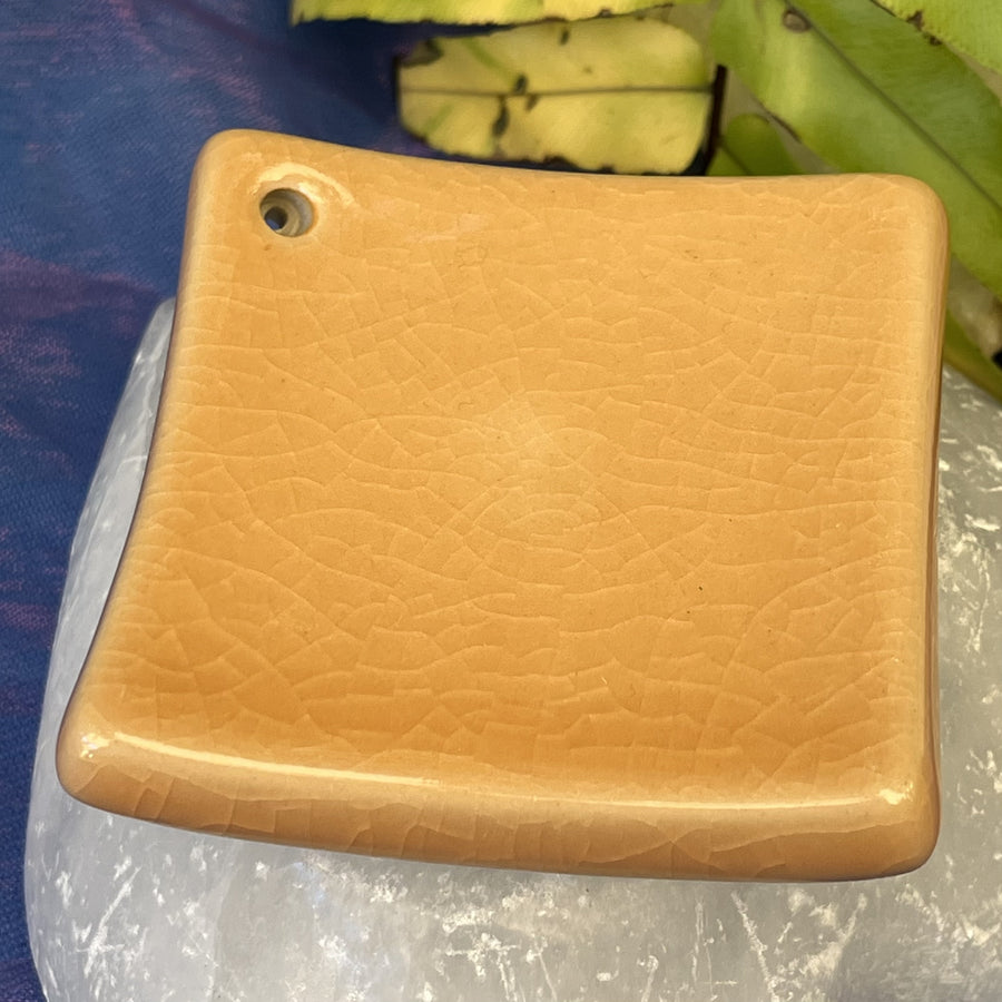 Incense Holder Zen Square Orange Japanese | Carpe Diem with Remi