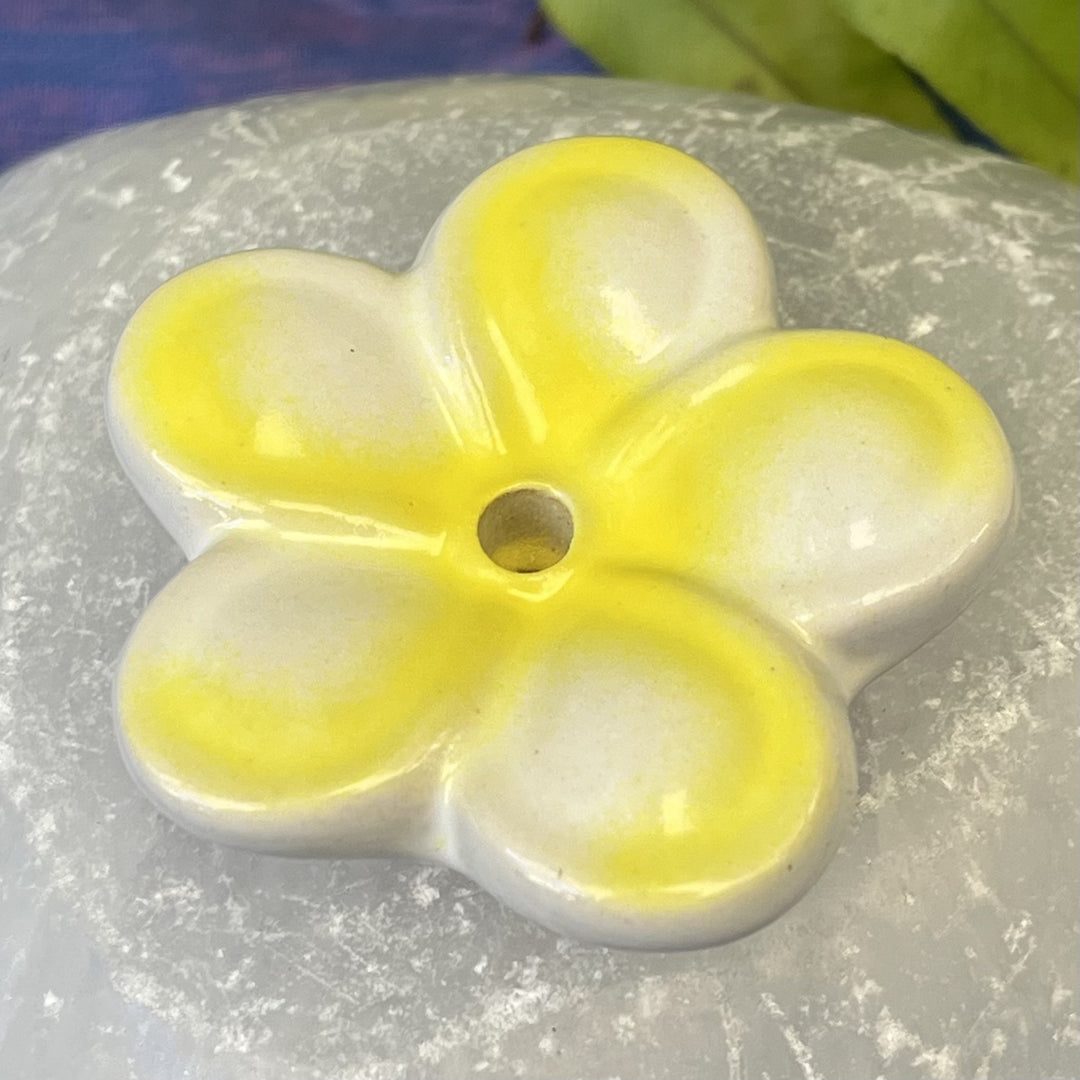 Incense Holder Frangipani Yellow | Carpe Diem with Remi
