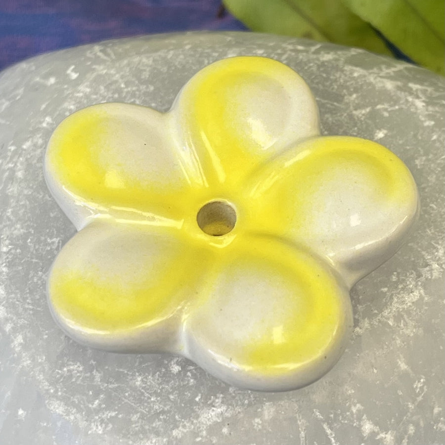 Incense Holder Frangipani Yellow | Carpe Diem with Remi