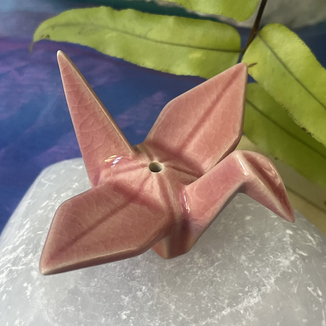 Incense Holder Crane Pink | Carpe Diem With Remi