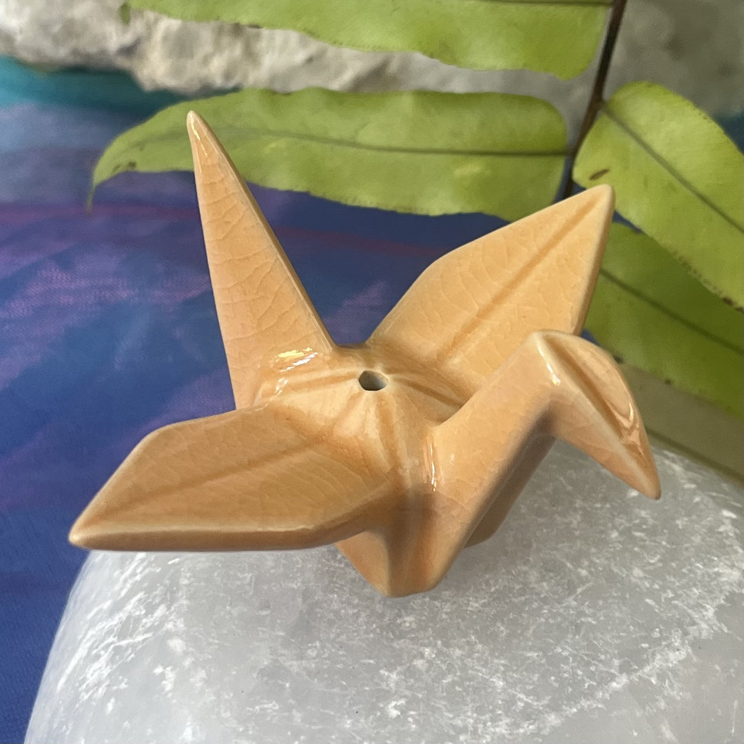 Incense Holder Crane Orange | Carpe Diem With Remi