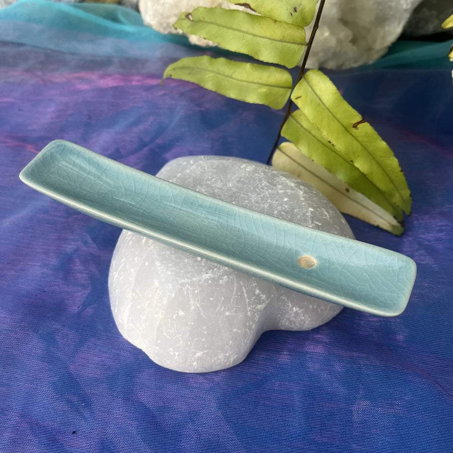 Incense Holder Boat Blue Small | Carpe Diem With Remi