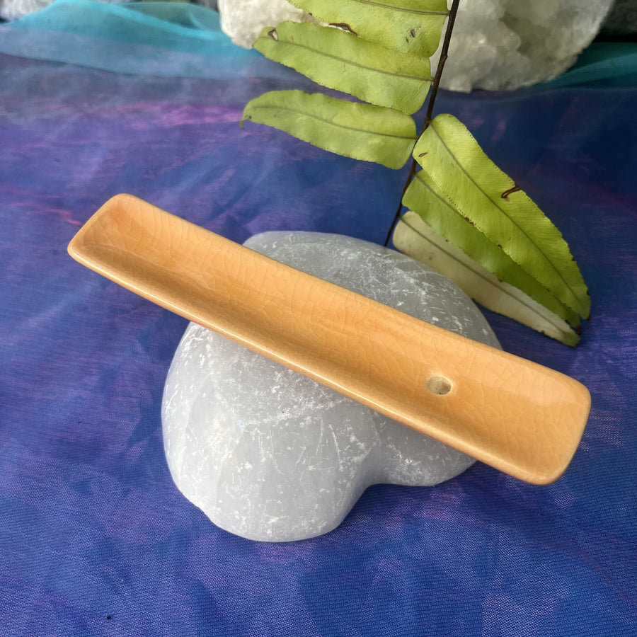 Incense Holder Boat Orange Small | Carpe Diem With Remi