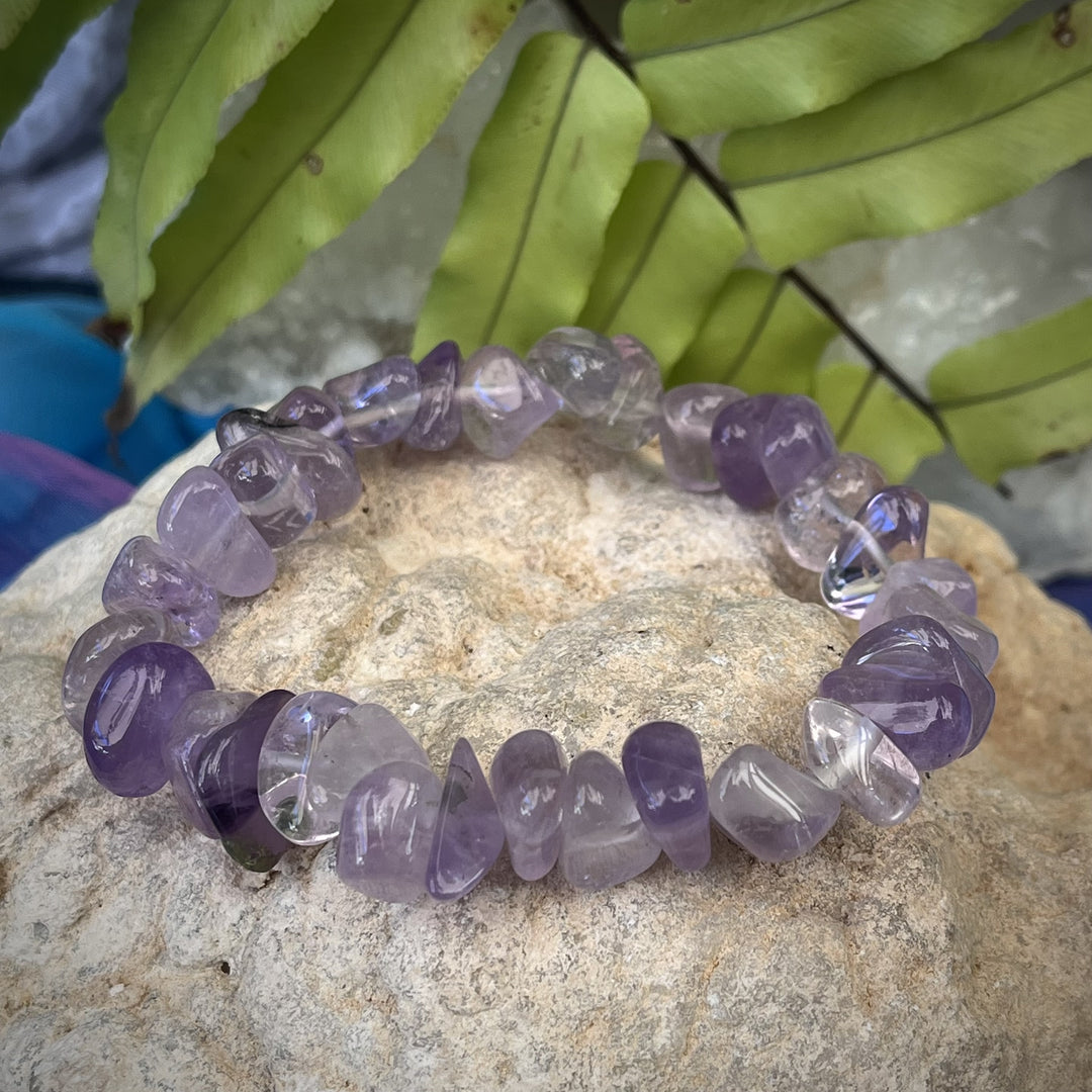Bracelet Amethyst Tumbled Stones | Carpe Diem with Remi