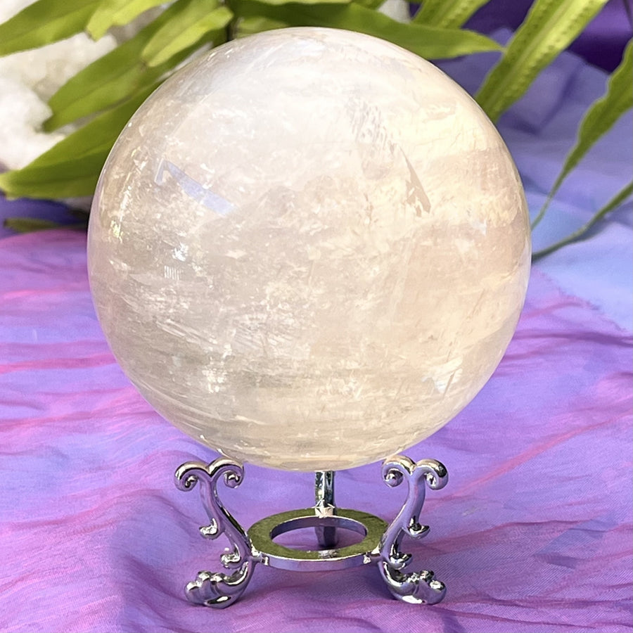 Sphere Light Honey Calcite 8.5cm | Carpe Diem With Remi