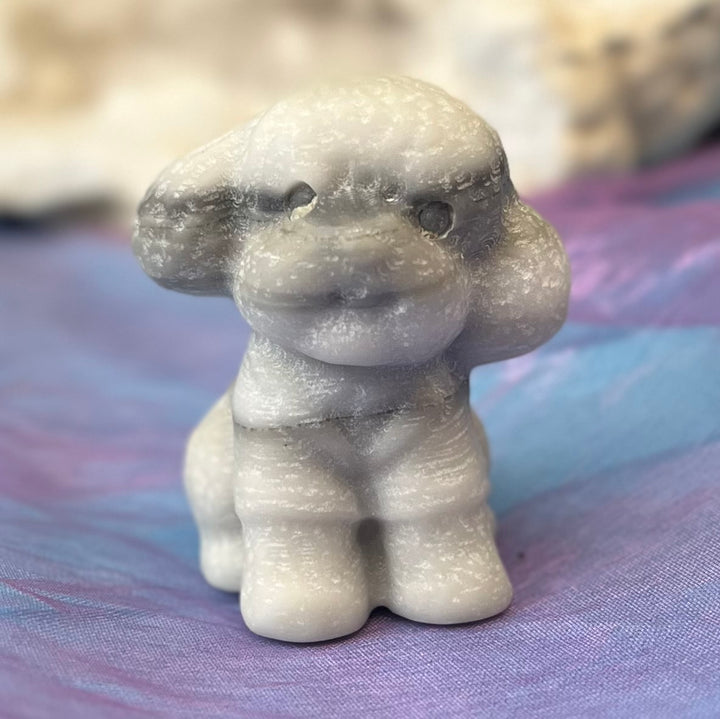 Crystal Toy Poodle Carving | Carpe Diem with Remi