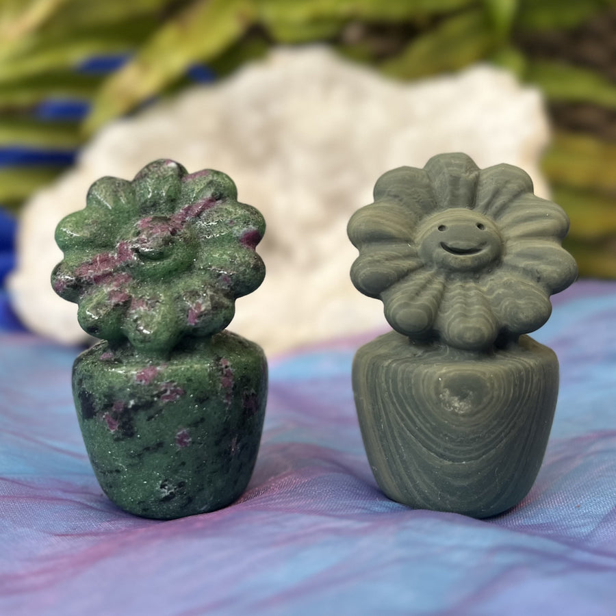 Sunflower Flowerpot Carvings | Carpe Diem with Remi