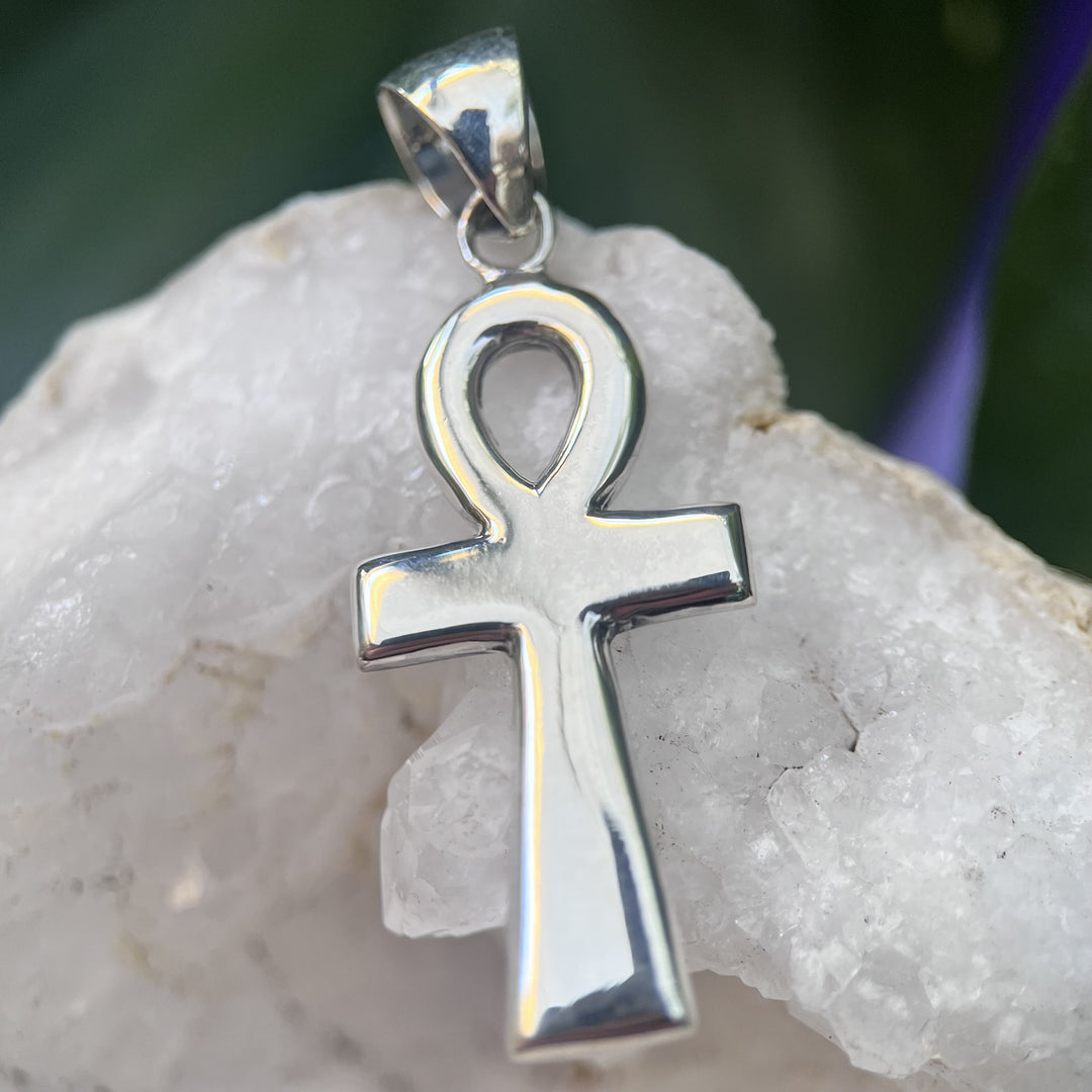 Pendant Ankh Sterling Silver 4.2 cm