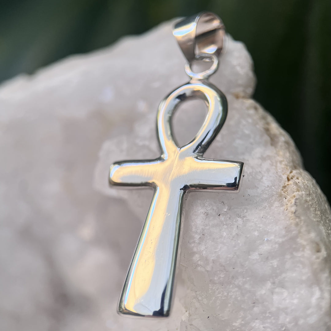 Pendant Ankh Sterling Silver 4.5 cm