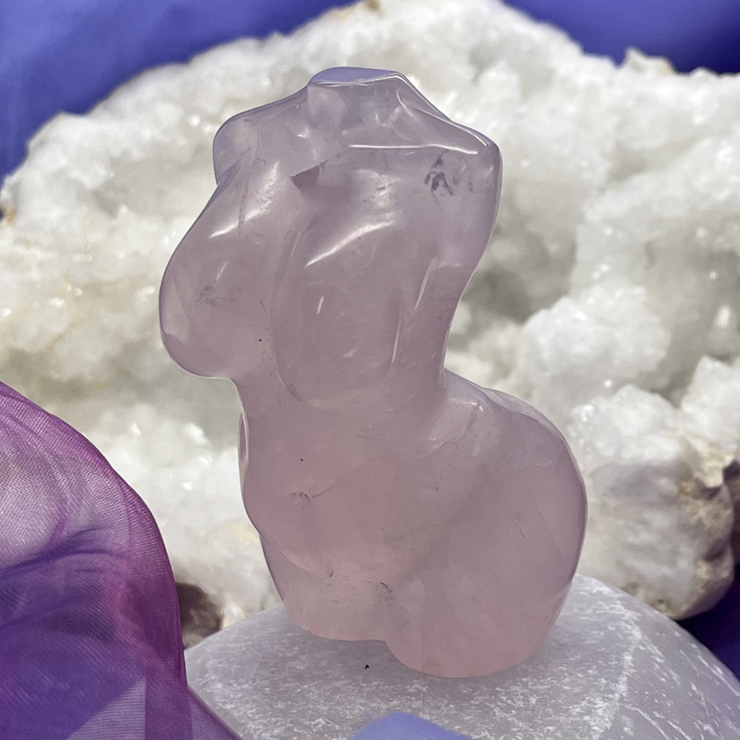 Goddess Rose Quartz 7.5 cm