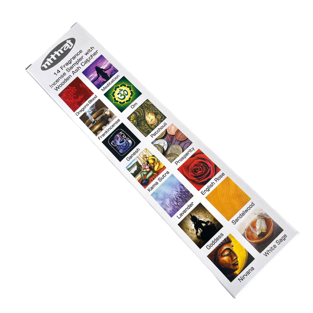 Nitiraj Sampler Pack Incense 14 Fragrances
