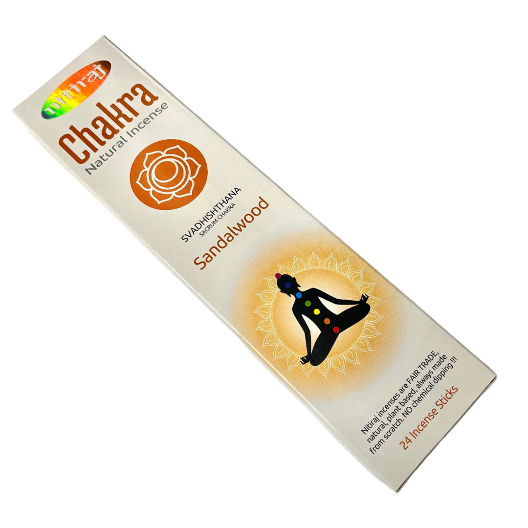 Nitiraj Sacral Chakra Sandalwood Incense 25g