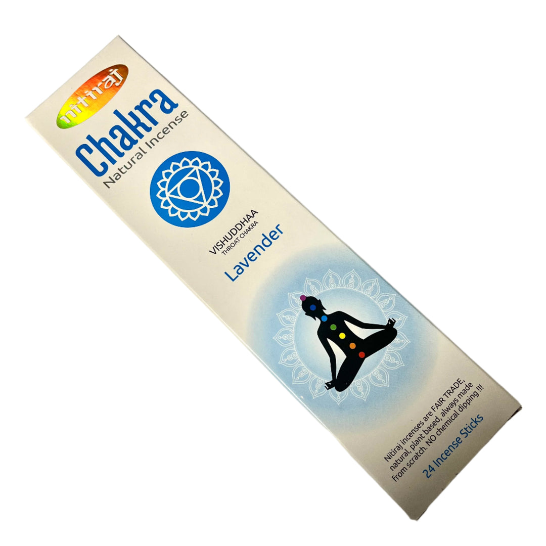 Nitiraj Throat Chakra Lavender Incense 25g