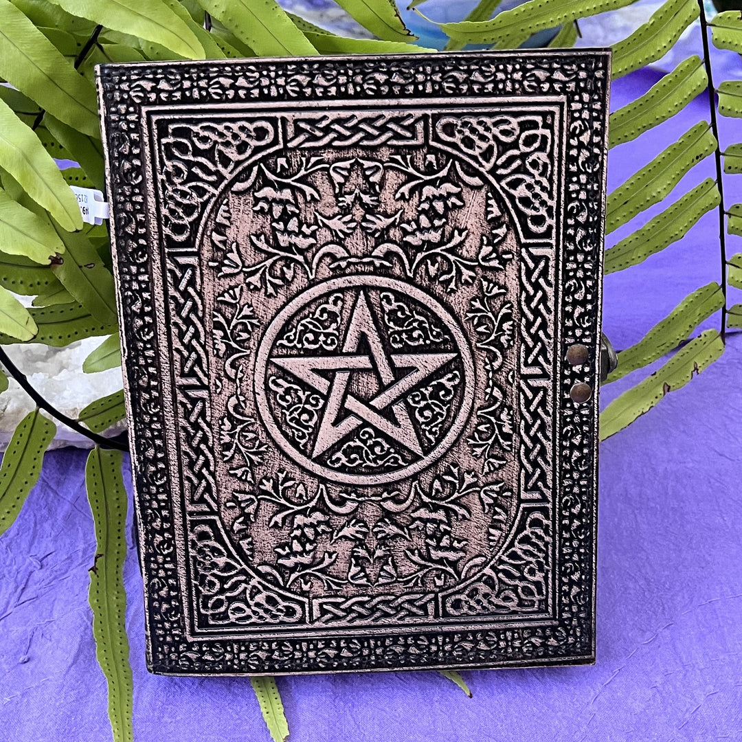 Journal Pentagram Antique Single Latch 15x20 cm