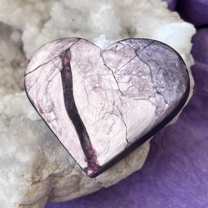 Heart Purple Mica 5.5 cm
