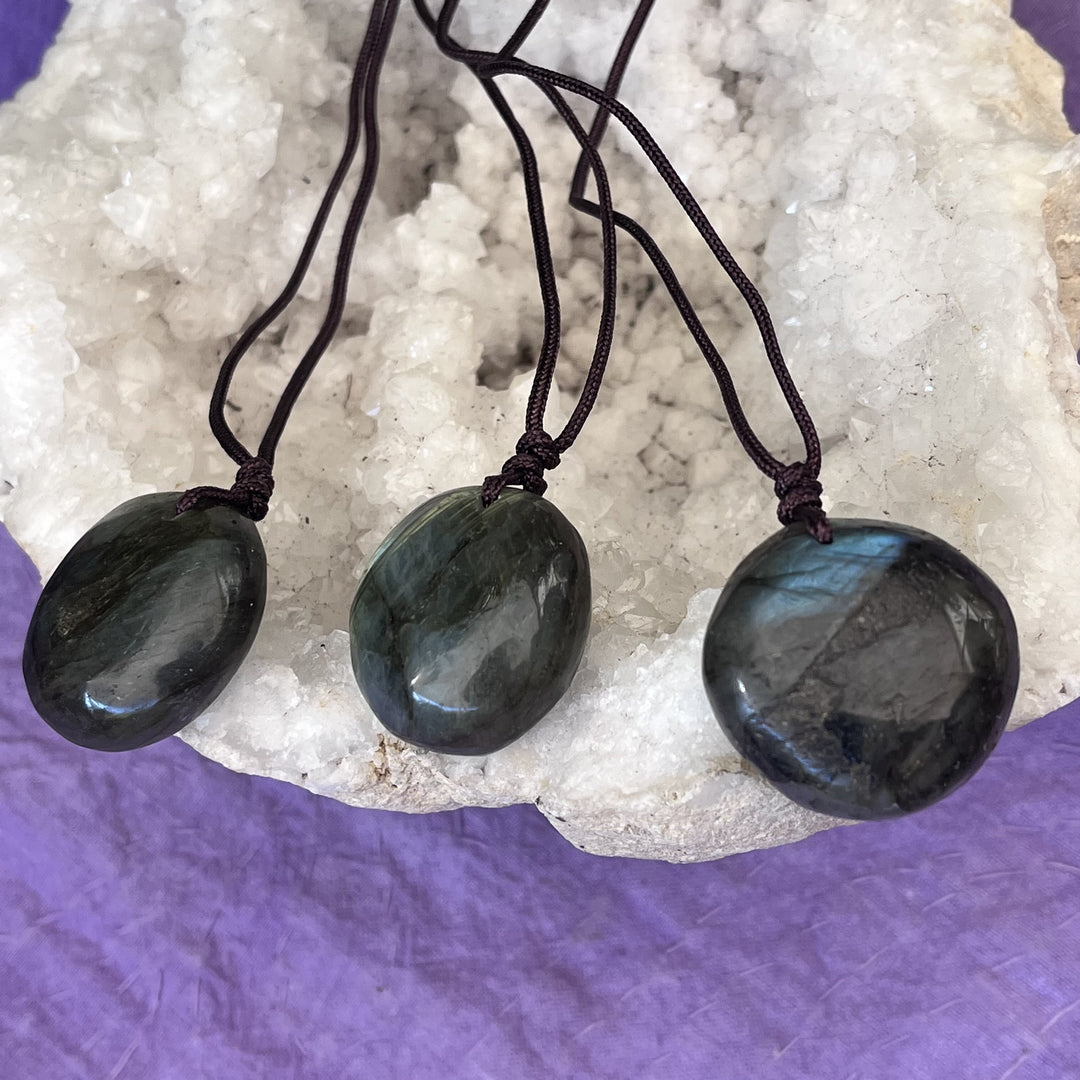Necklace Labradorite Round Polished